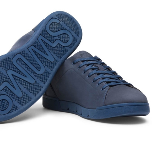 Swims Men's Blue Sneakers Rare Color - Picture 2 of 13